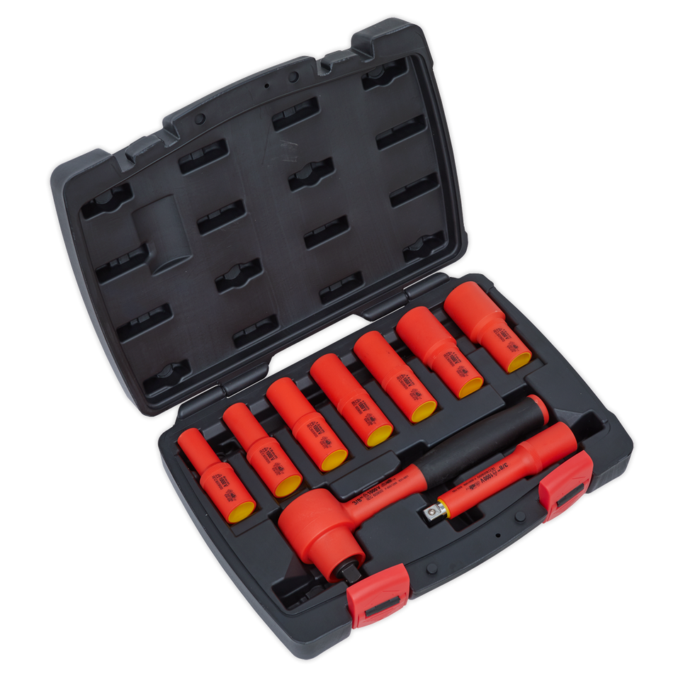 AK7942 Premier Insulated Socket Set 3/8"Sq Drive 9pc - VDE Approved