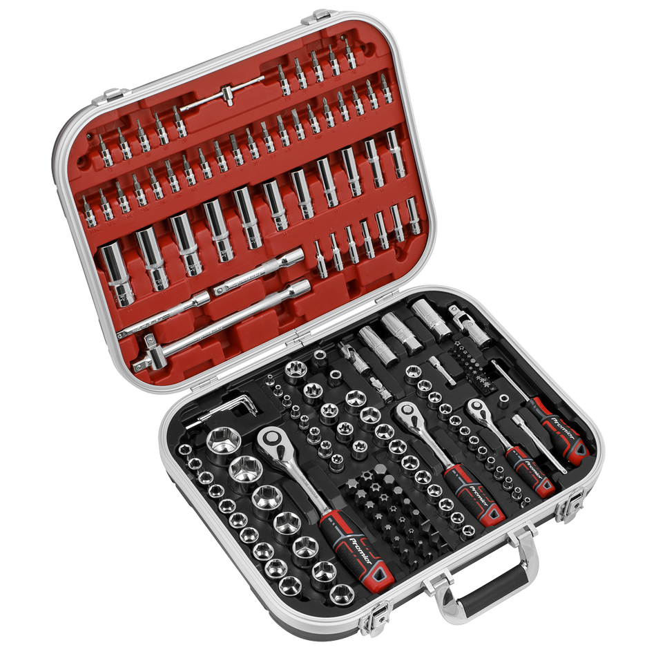 AK7981 Premier Socket Set 1/4" 3/8" & 1/2"Sq Drive 172pc