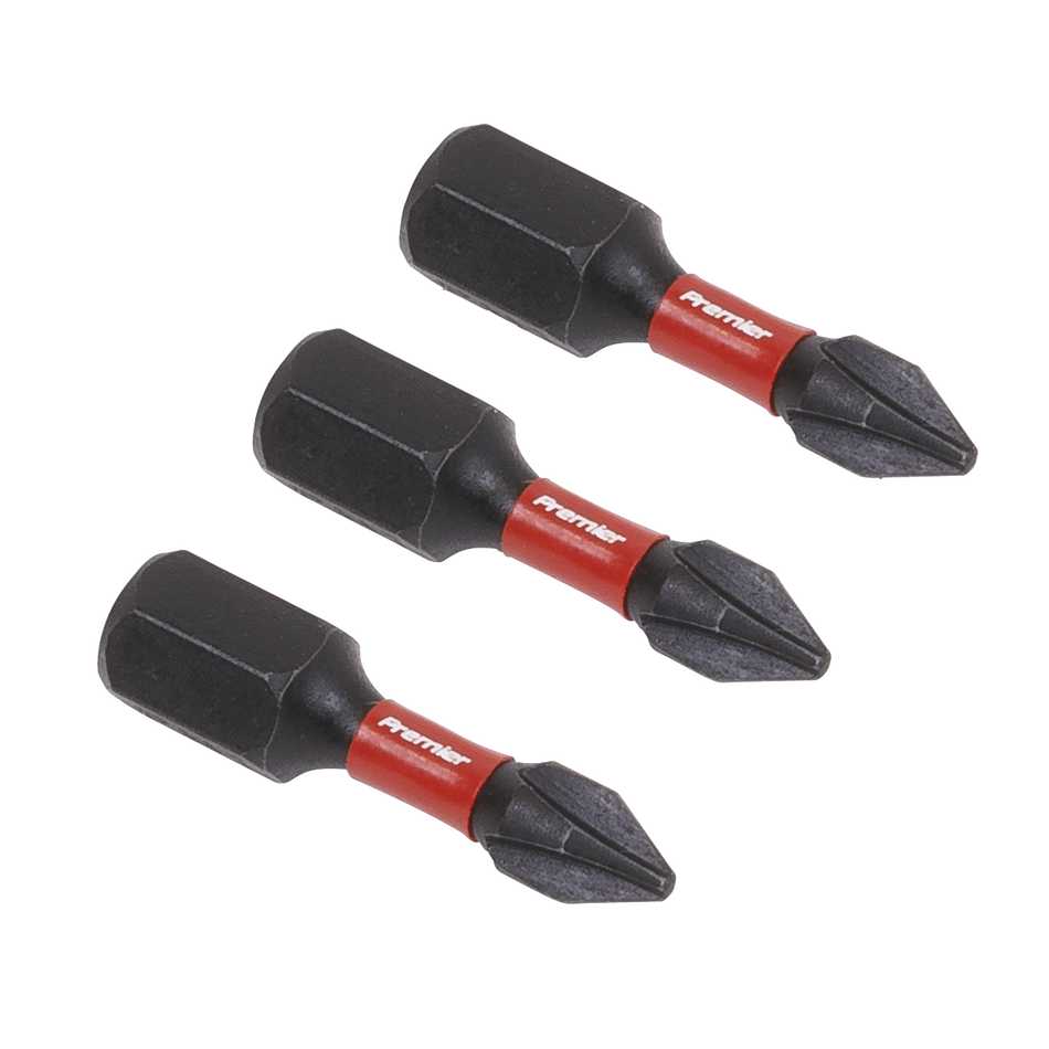 AK8204 Premier Phillips Impact Power Tool Bits #1 x 25mm 3pc