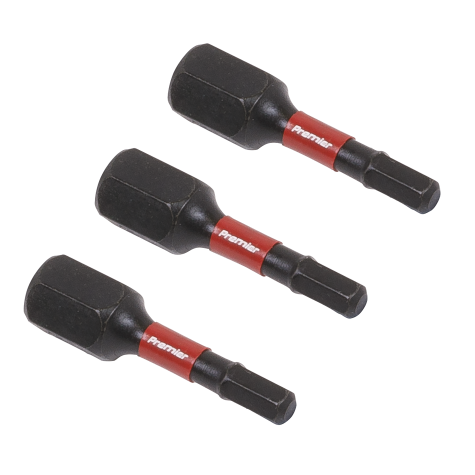 AK8211 Premier Hex Impact Power Tool Bits 3 x 25mm 3pc