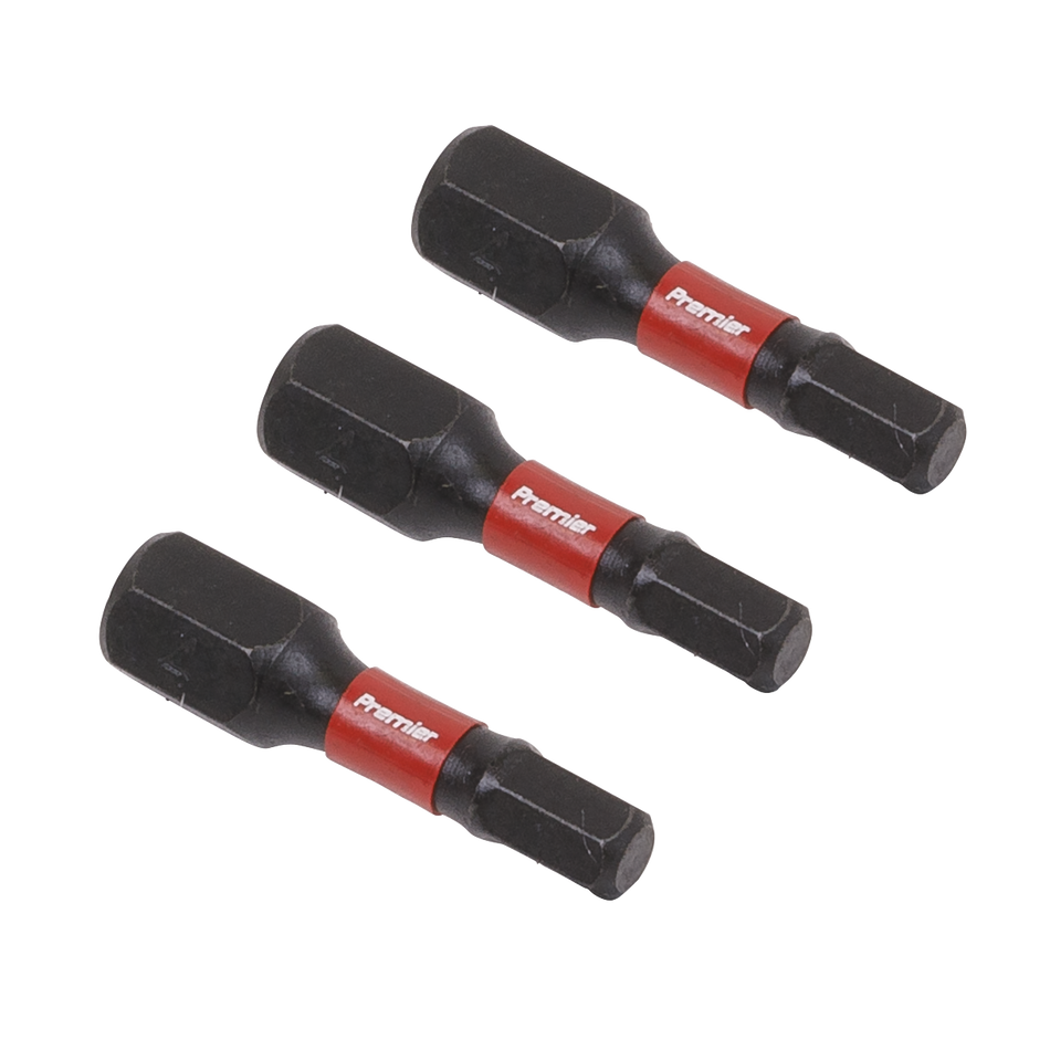 AK8212 Premier Hex Impact Power Tool Bits 4 x 25mm 3pc