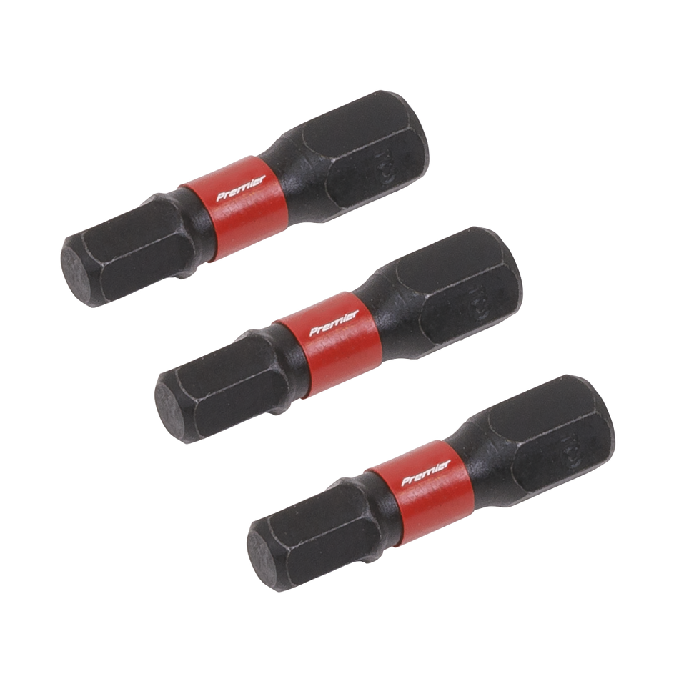 AK8213 Premier Hex Impact Power Tool Bits 5 x 25mm 3pc