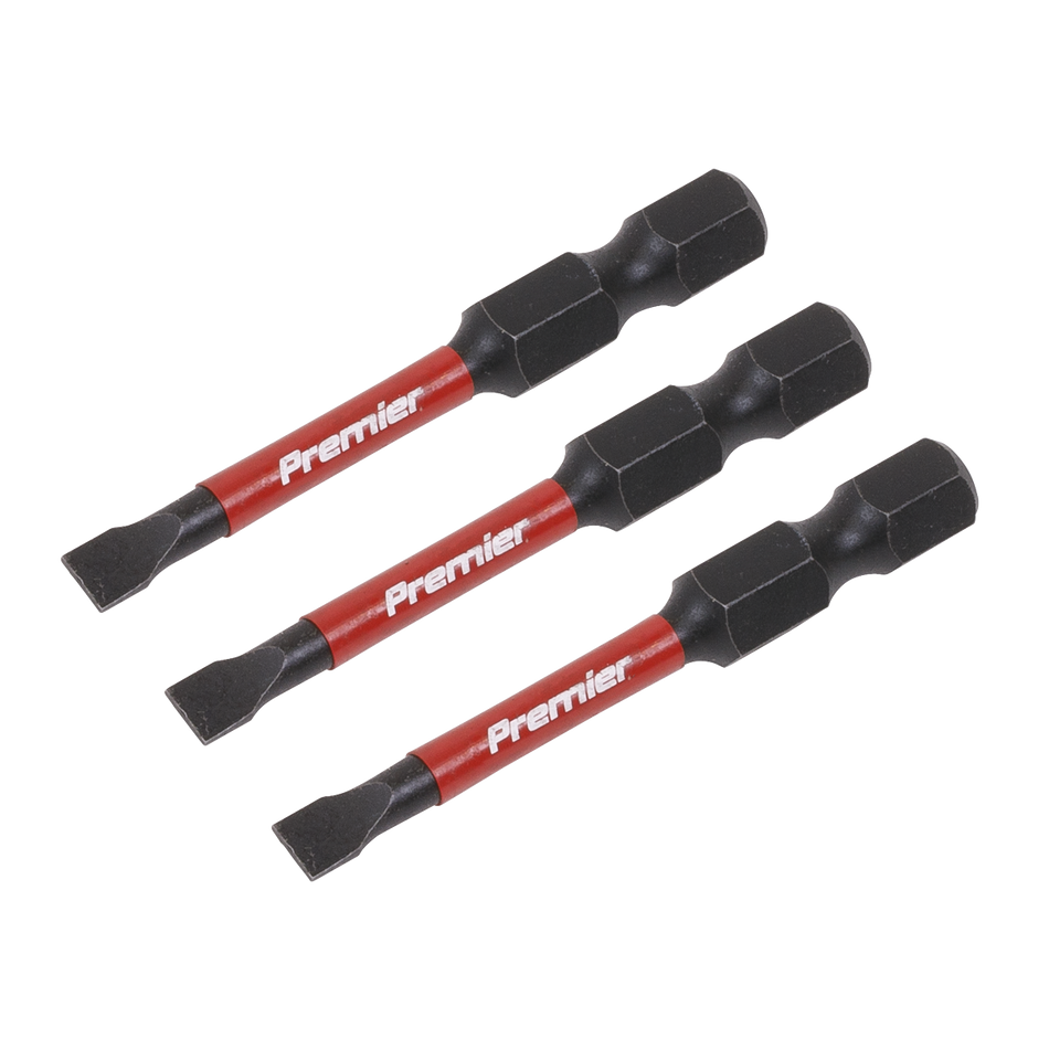 AK8226 Premier Slotted Impact Power Tool Bits 4.5 x 50mm 3pc