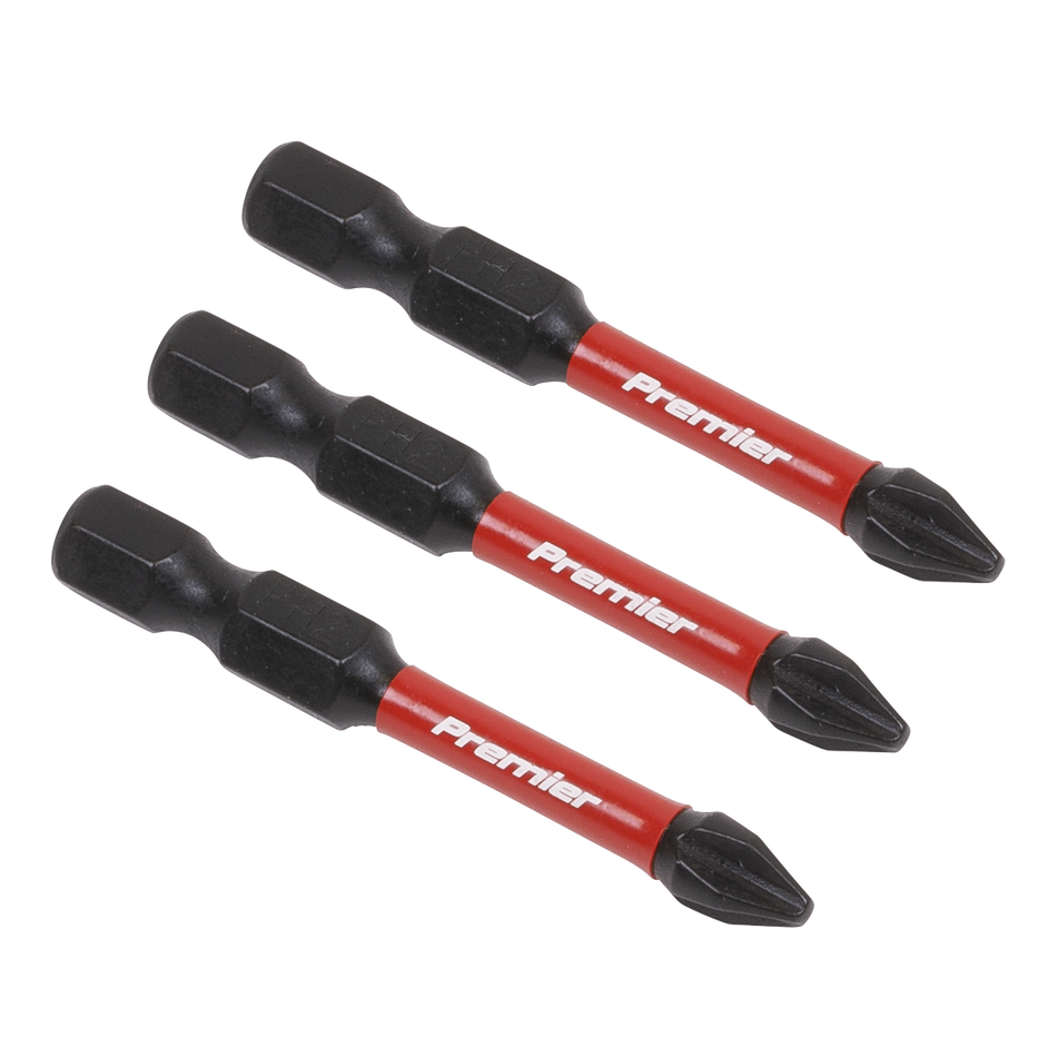 AK8230 Premier Phillips Impact Power Tool Bits #2 x 50mm 3pc