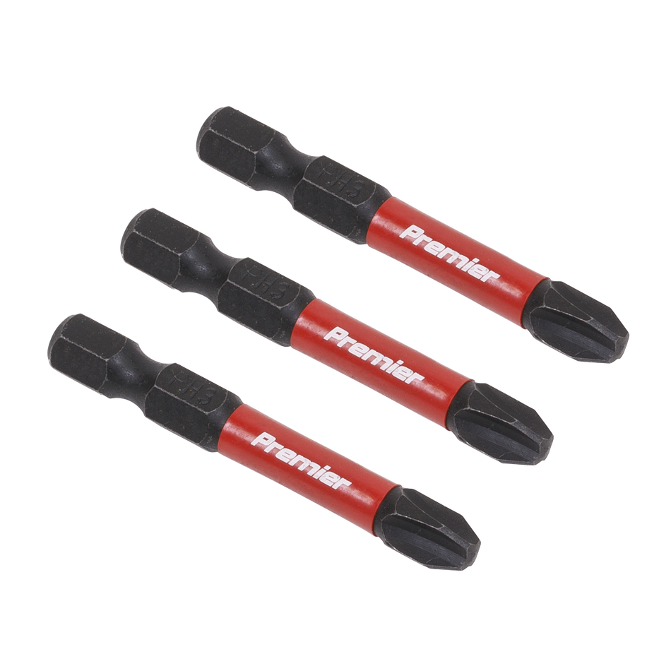 AK8231 Premier Phillips Impact Power Tool Bits #3 x 50mm 3pc