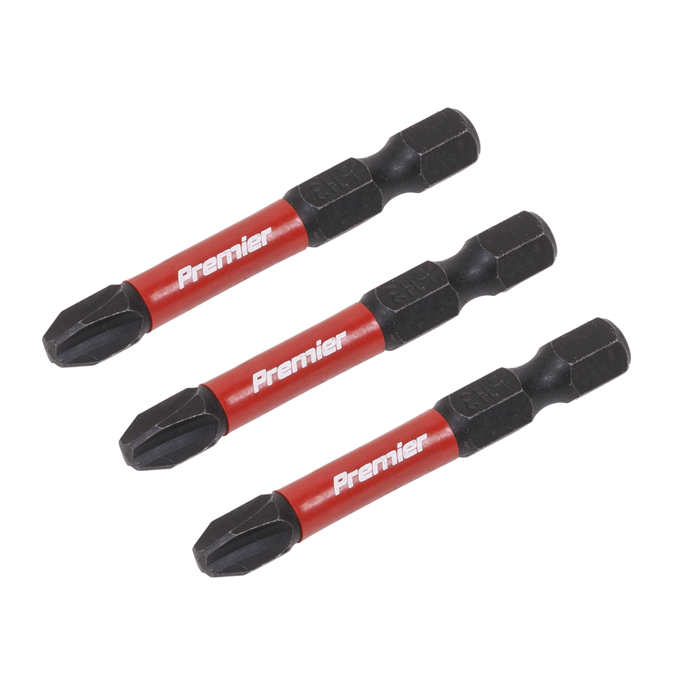 AK8231 Premier Phillips Impact Power Tool Bits #3 x 50mm 3pc