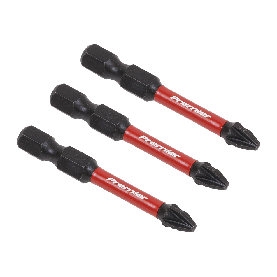 AK8233 Premier Pozi Impact Power Tool Bits #2 x 50mm 3pc