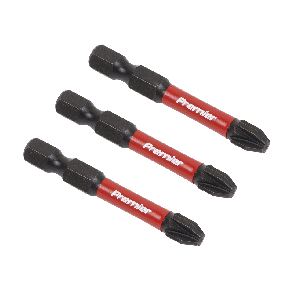 AK8234 Premier Pozi Impact Power Tool Bits #3 x 50mm 3pc