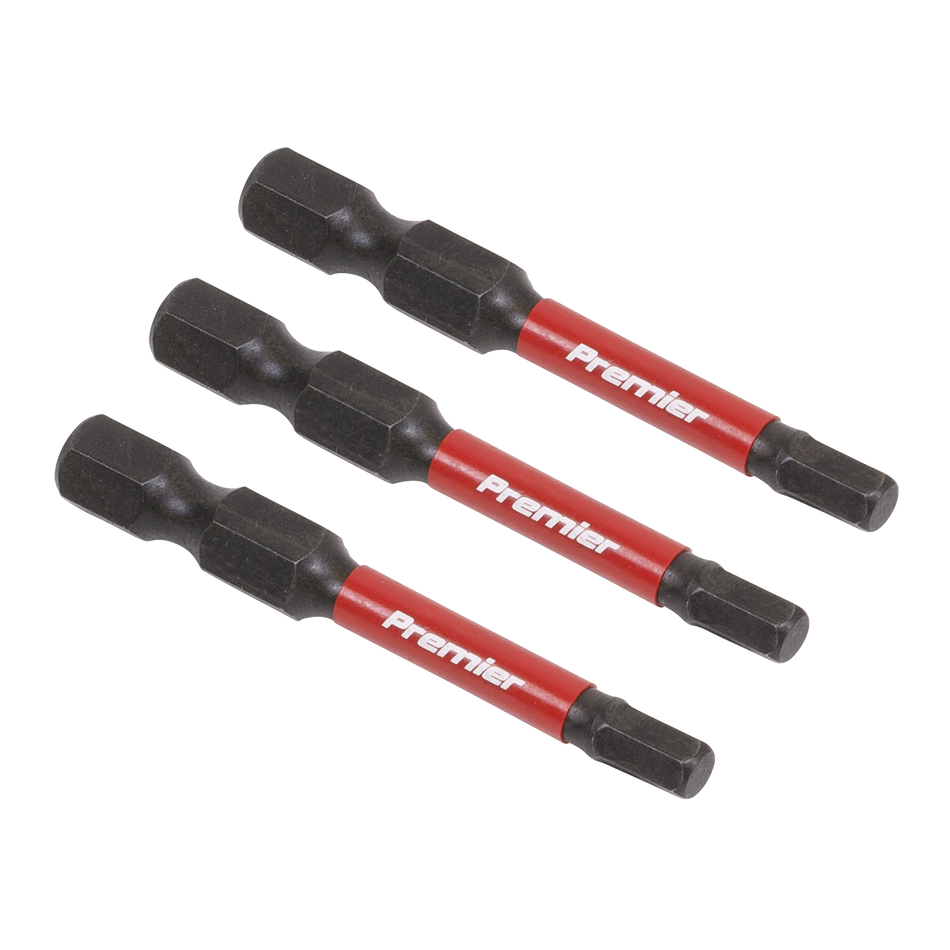 AK8237 Premier Hex Impact Power Tool Bits 4 x 50mm 3pc