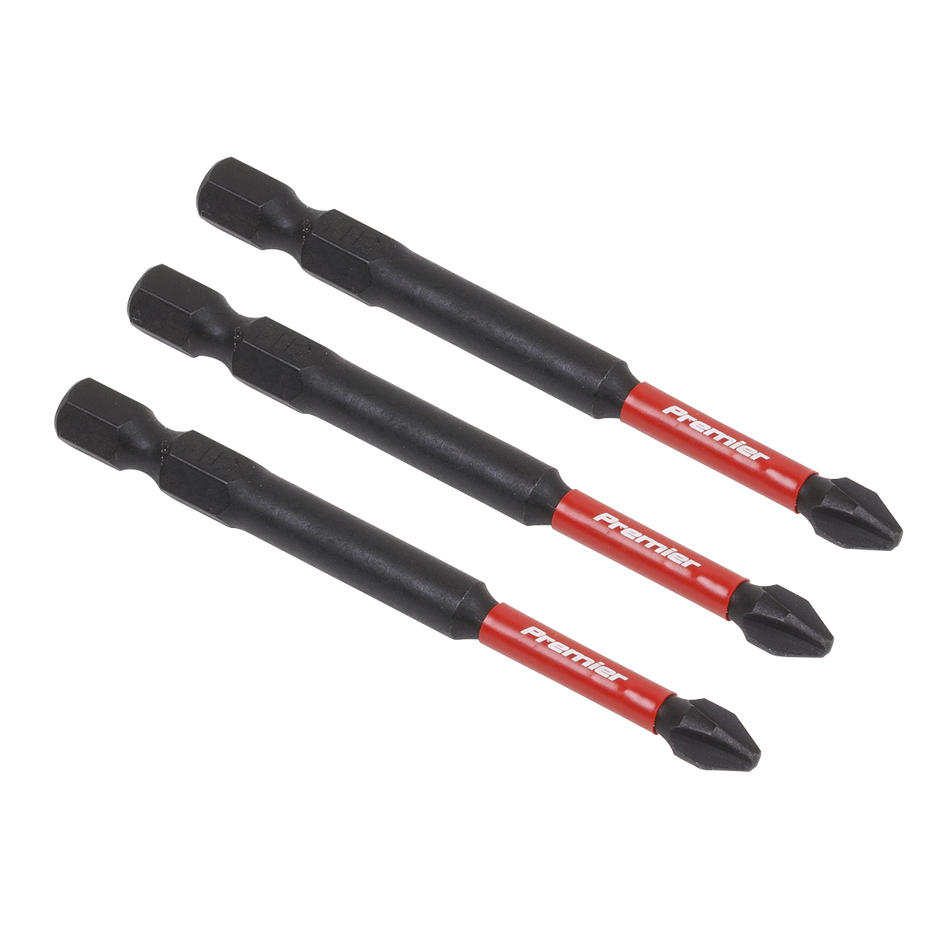AK8255 Premier Phillips Impact Power Tool Bits #2 x 75mm 3pc
