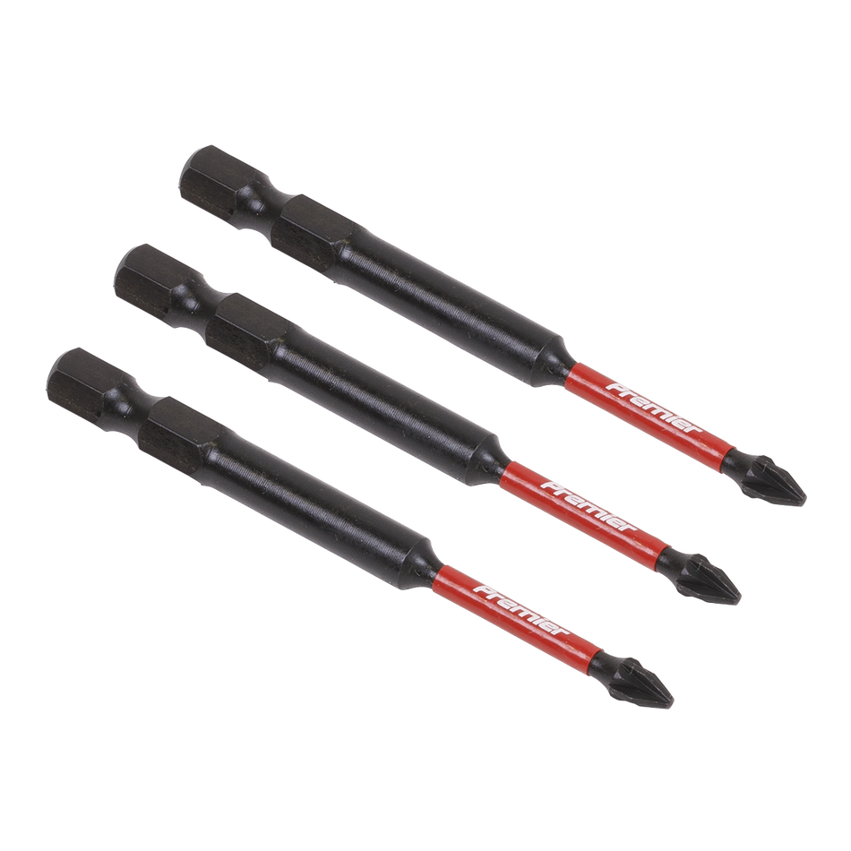 AK8257 Premier Pozi Impact Power Tool Bits #1 x 75mm 3pc