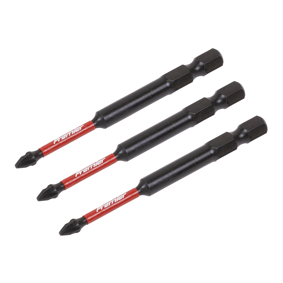 AK8257 Premier Pozi Impact Power Tool Bits #1 x 75mm 3pc