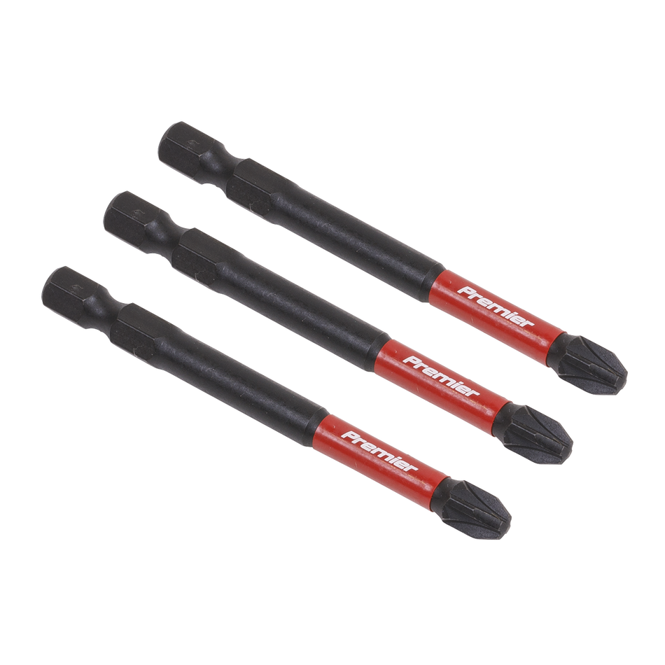 AK8259 Premier Pozi Impact Power Tool Bits #3 x 75mm 3pc