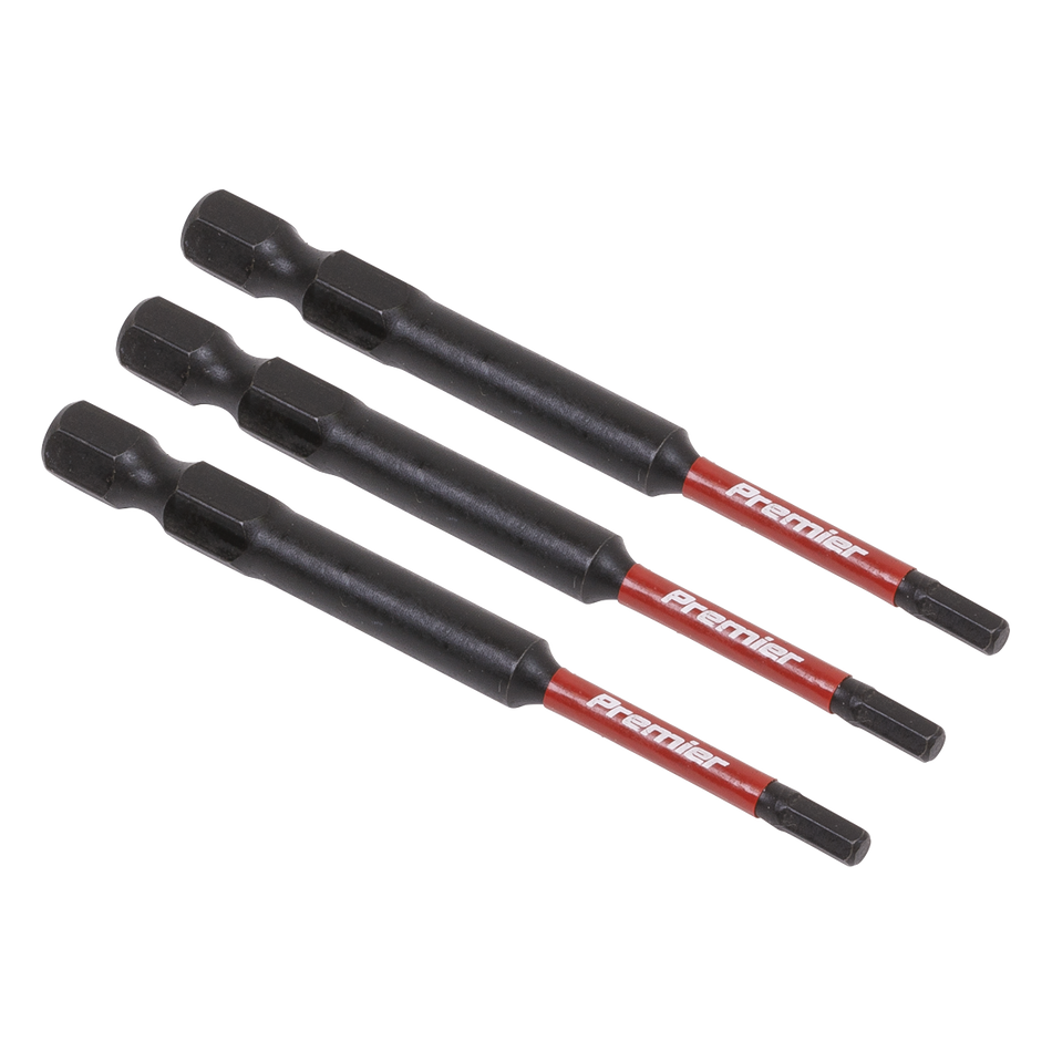 AK8261 Premier Hex Impact Power Tool Bits 3 x 75mm 3pc
