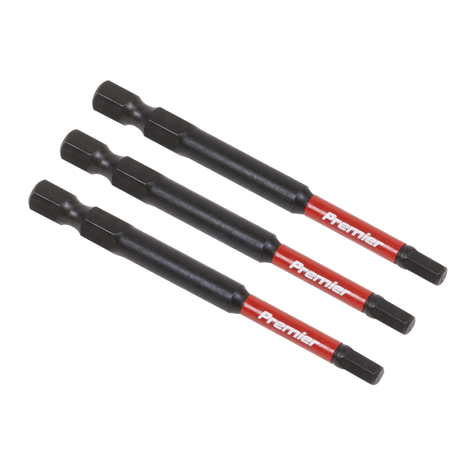 AK8262 Premier Hex Impact Power Tool Bits 4 x 75mm 3pc