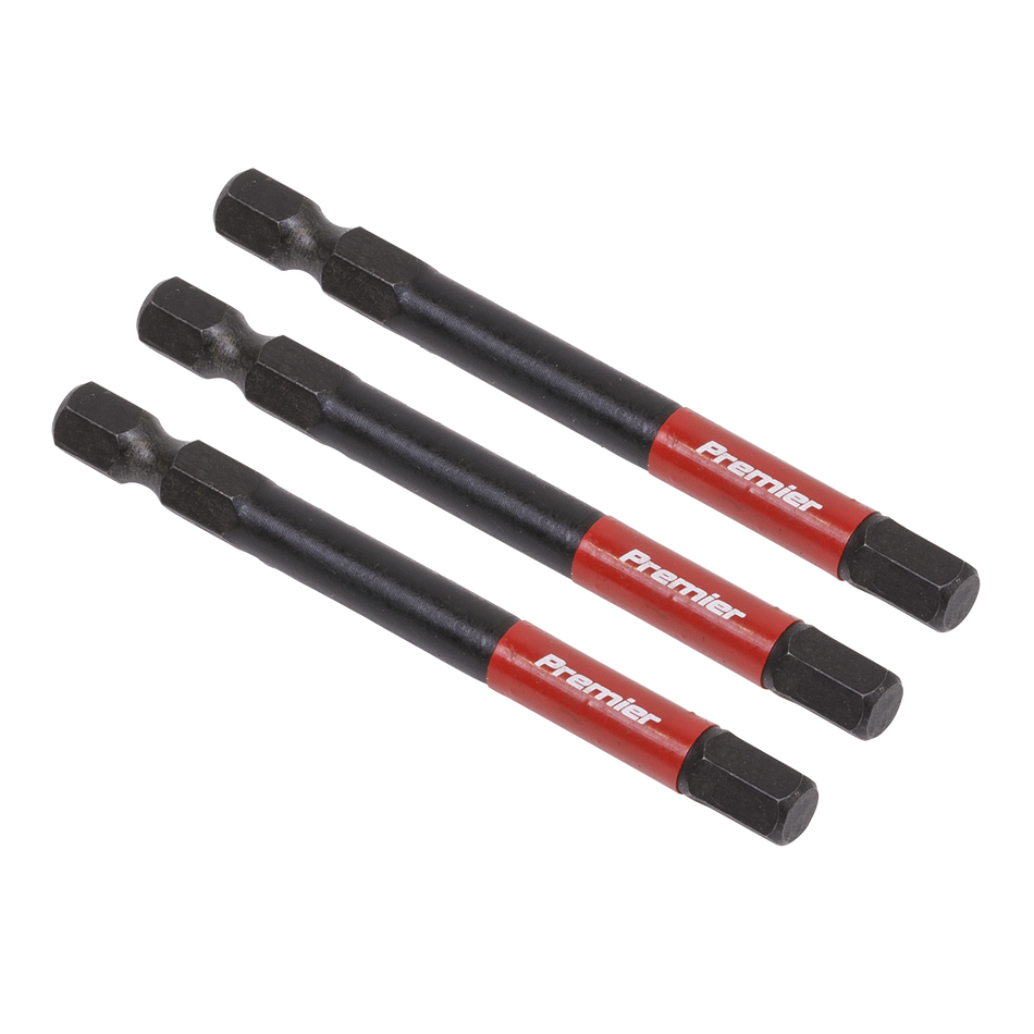AK8264 Premier Hex Impact Power Tool Bits 6 x 75mm 3pc