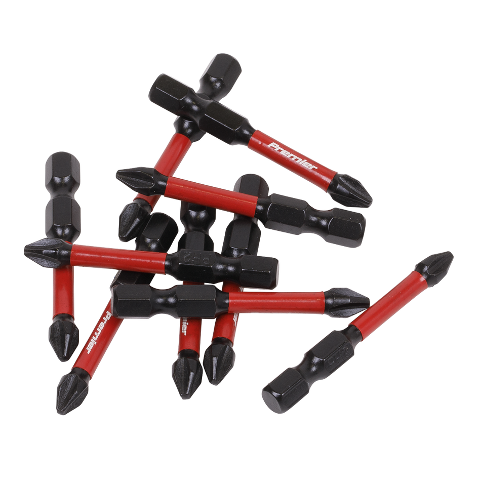 AK8274 Premier Phillips Impact Power Tool Bits #2 x 50mm 10pc