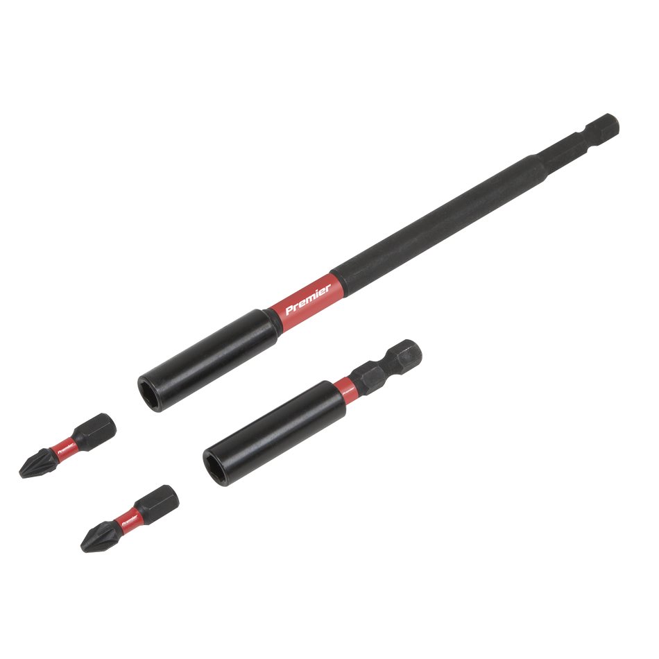 AK8276 Premier Impact Grade Power Tool Bit Holder Set 4pc