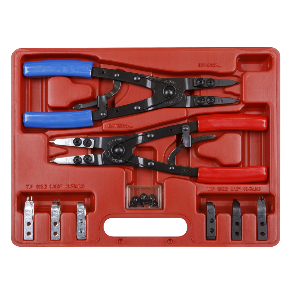 AK8500 Premier Heavy-Duty Circlip Pliers Set Internal/External 265mm