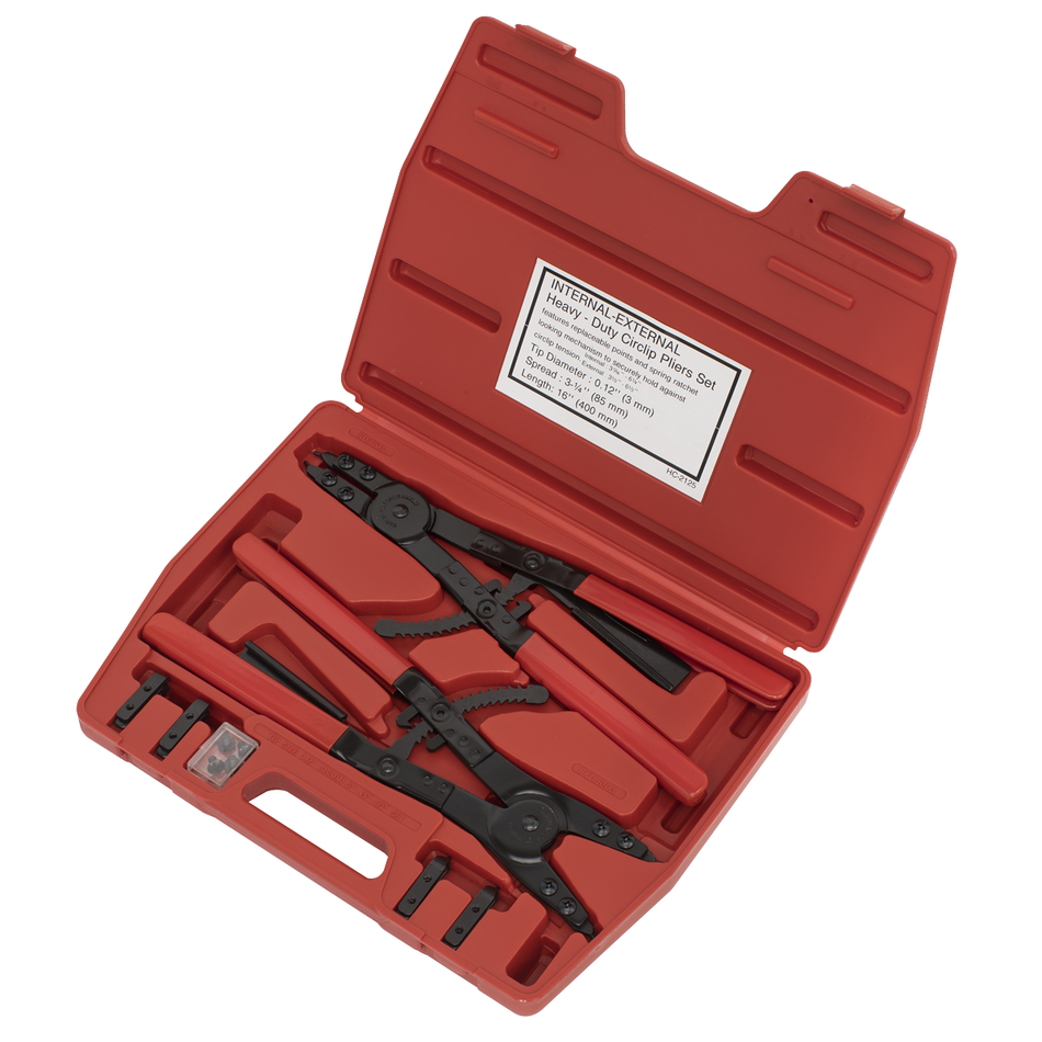 AK8501 Premier Heavy-Duty Circlip Pliers Set Internal/External 400mm