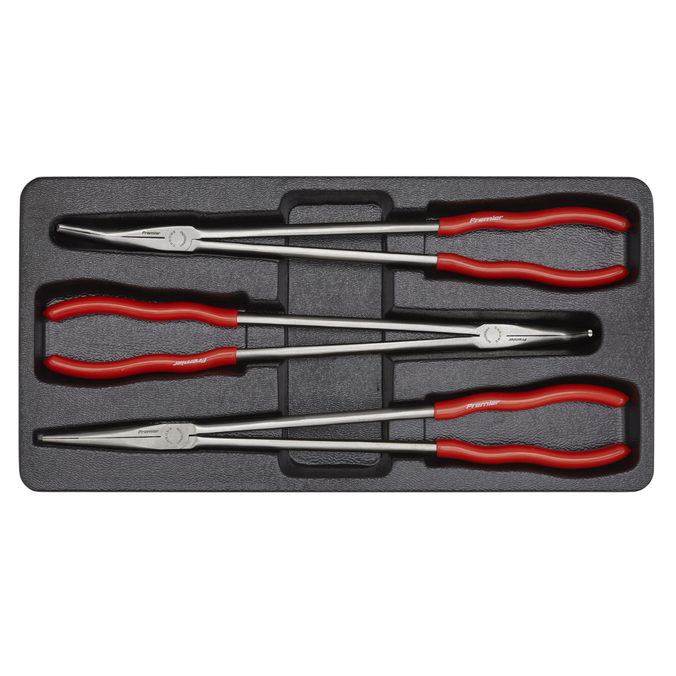AK8576 Premier Extra-Long Needle Nose Pliers Set 400mm 3pc