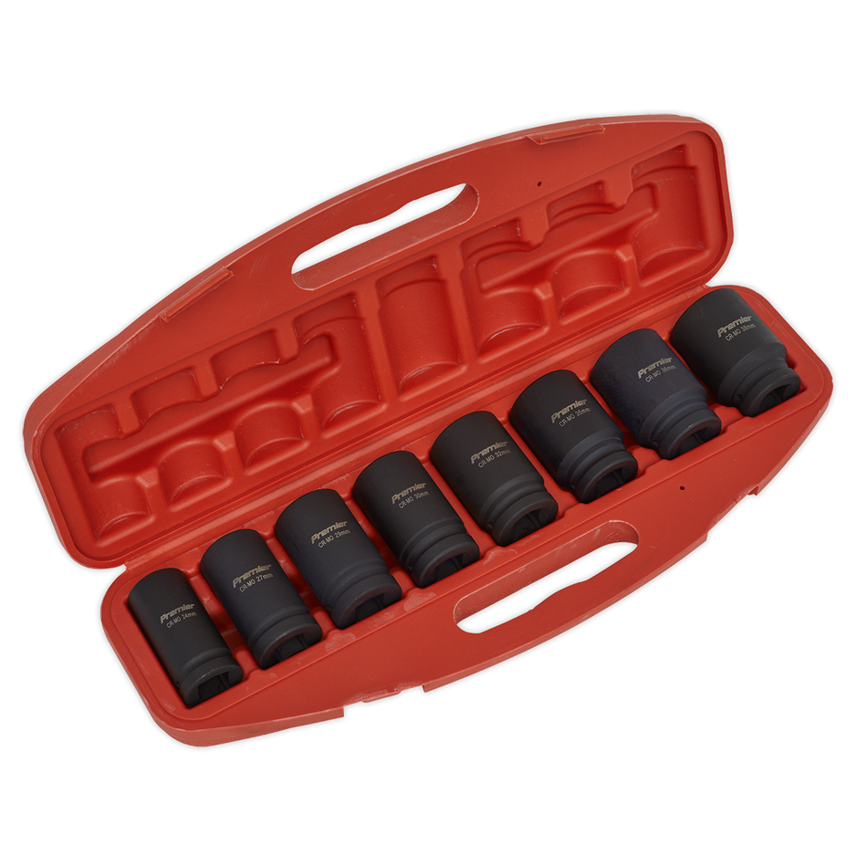 AK885 Premier Deep Impact Socket Set 3/4"Sq Drive 8pc