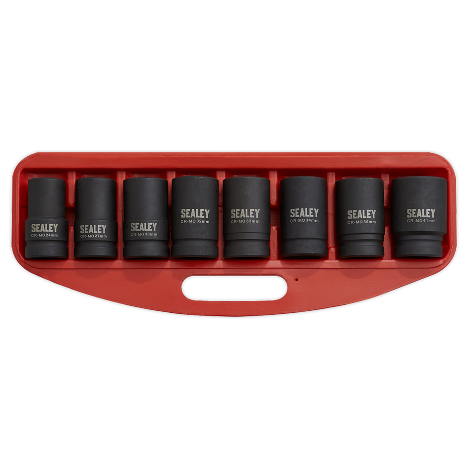 AK888M Premier Deep Impact Socket Set 1"Sq Drive 8pc