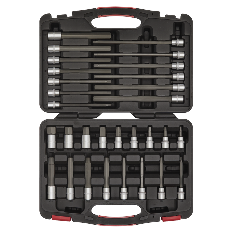 AK89000 Premier Platinum Hex Socket Bit Set 3/8"Sq Drive 30pc
