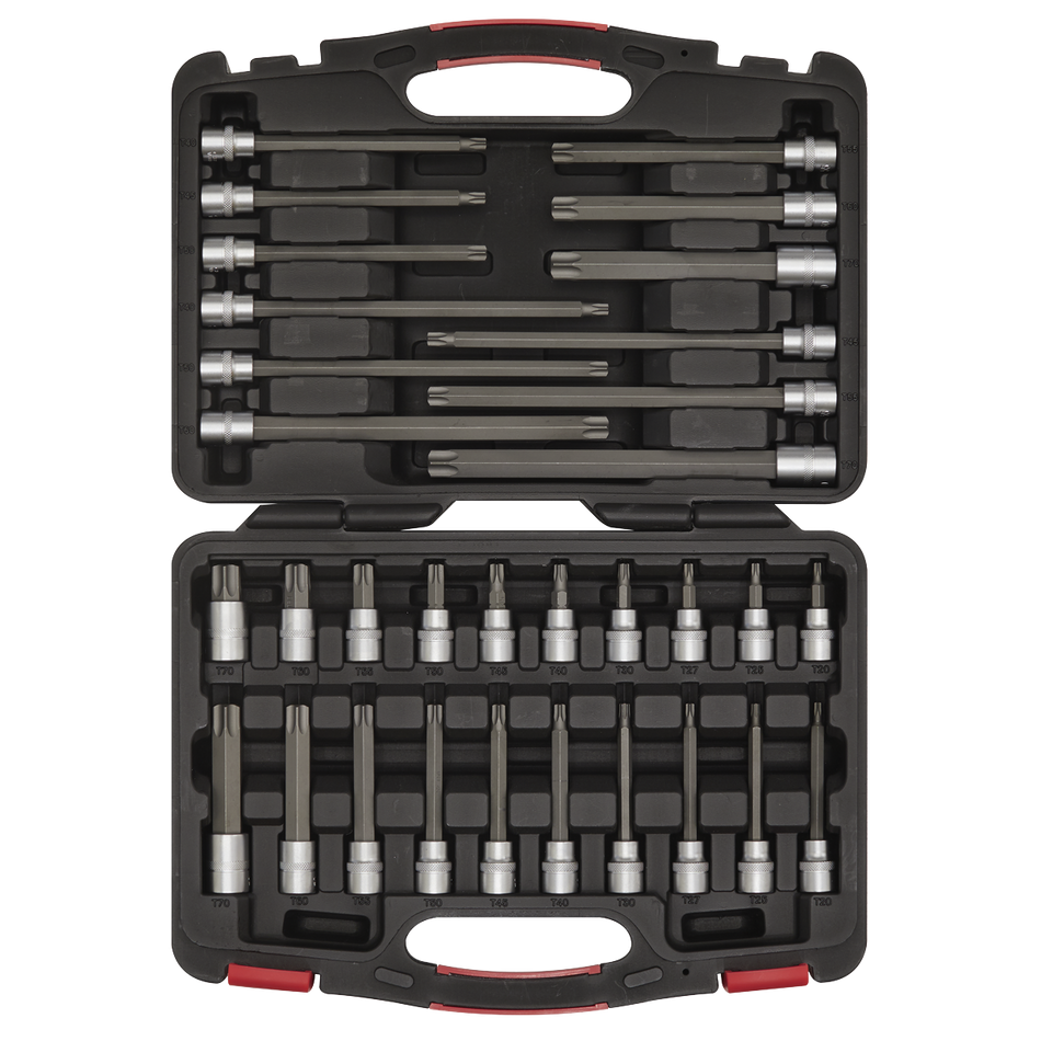 AK89001 Premier Platinum TRX-Star* Socket Bit Set 3/8"Sq Drive 32pc