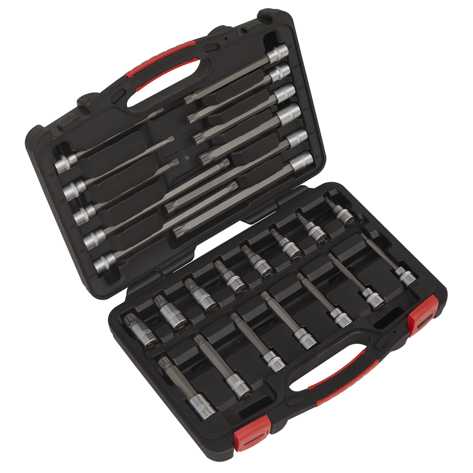 AK89002 Premier Platinum Spline Socket Bit Set 3/8"Sq Drive 26pc