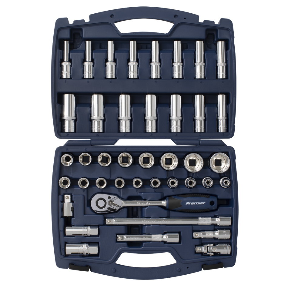 AK8993 Premier Socket Set 1/2"Sq Drive 41pc