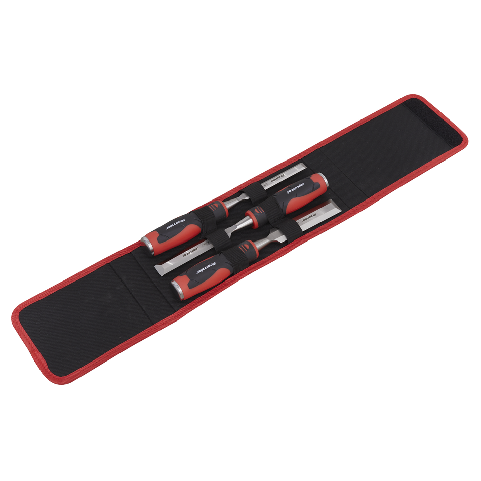 AK9238 Hammer-Thru Wood Chisel Set 3pc