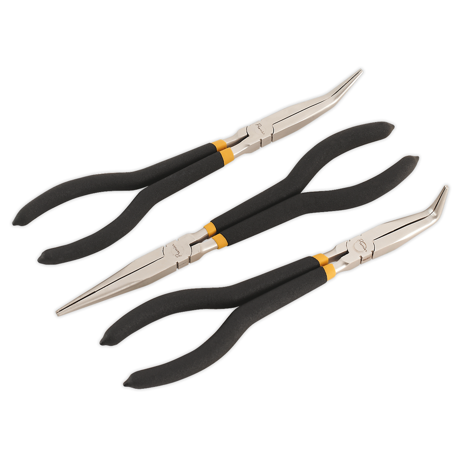 AK930 Premier Needle Nose Pliers Set Ni-Fe Finish 280mm 3pc