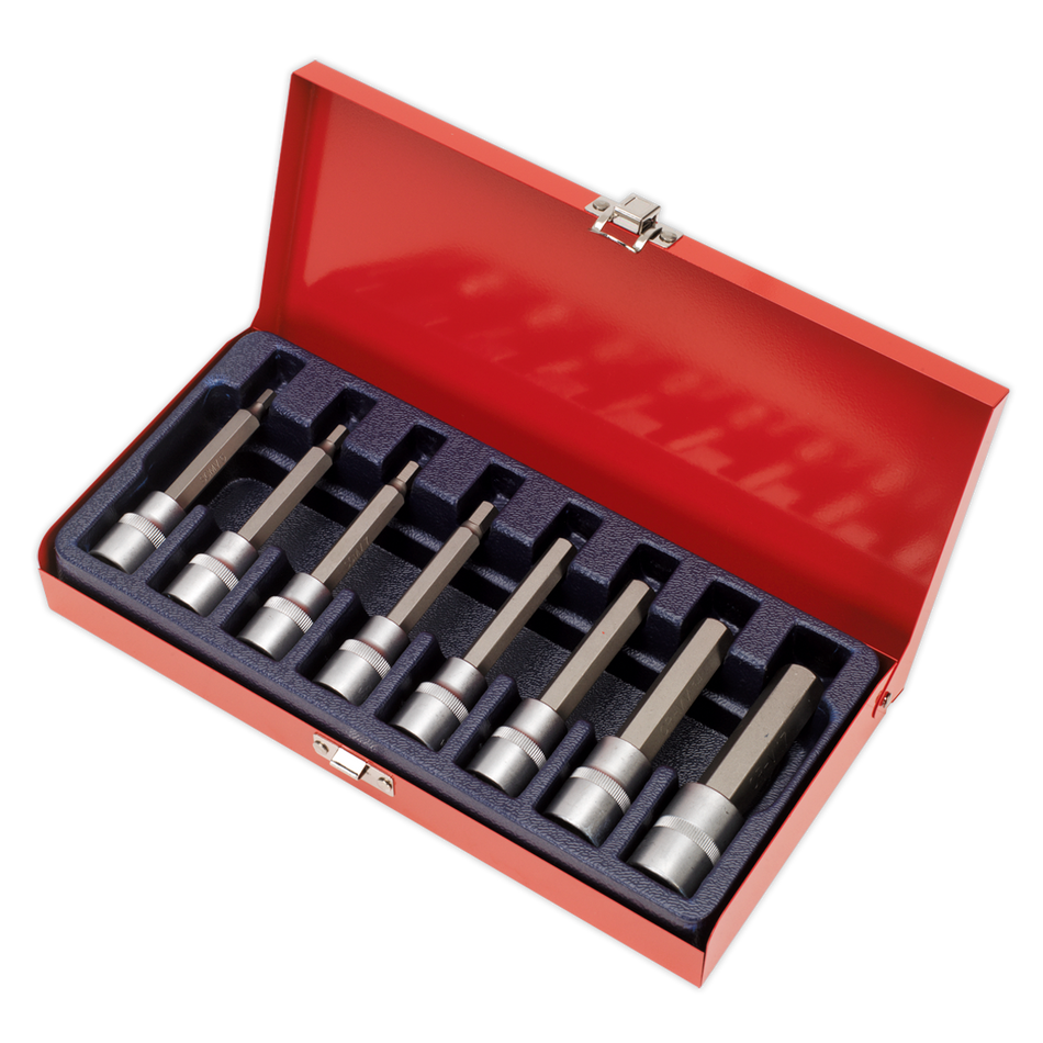 AK9310 Premier Hex Socket Bit Set 1/2"Sq Drive 8pc