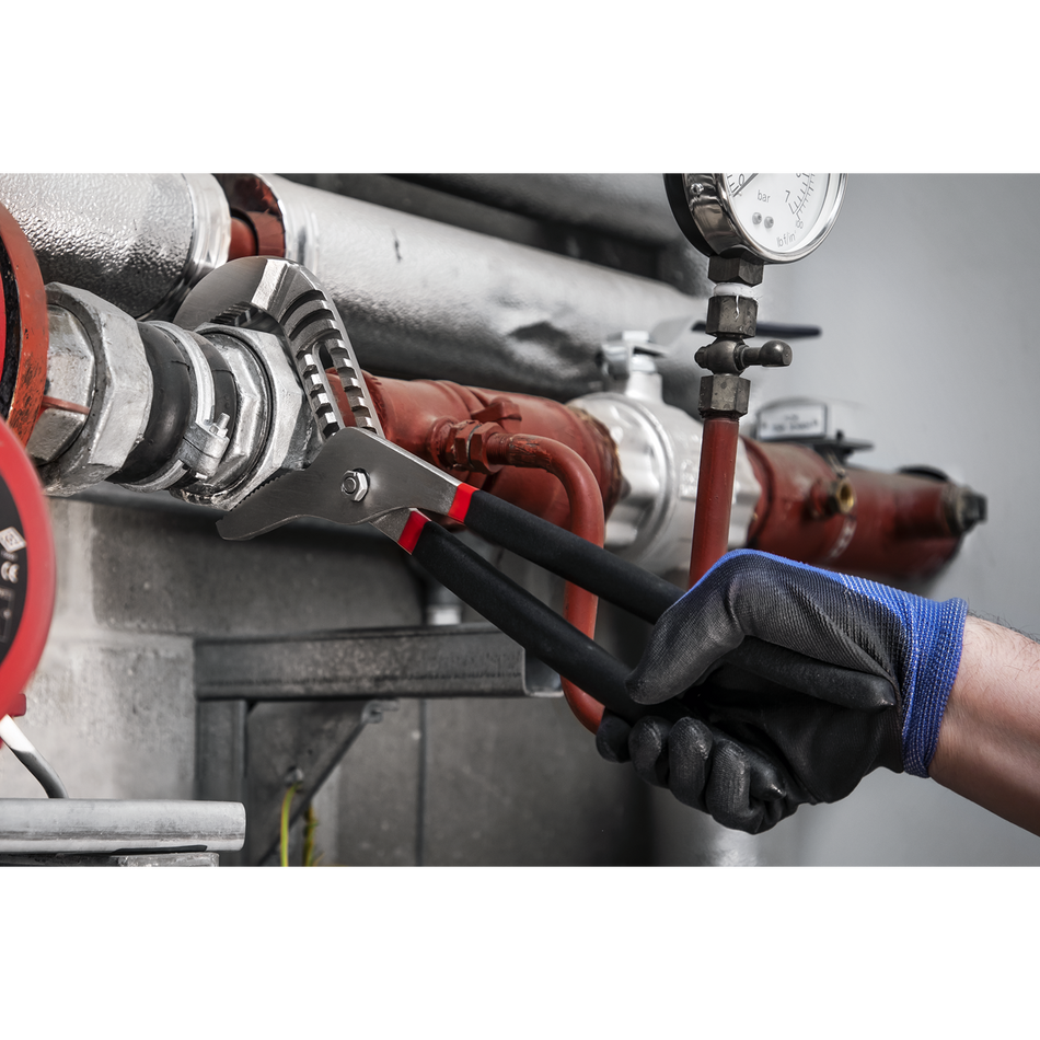 AK9370 Premier Water Pump Pliers Ni-Fe Finish 400mm