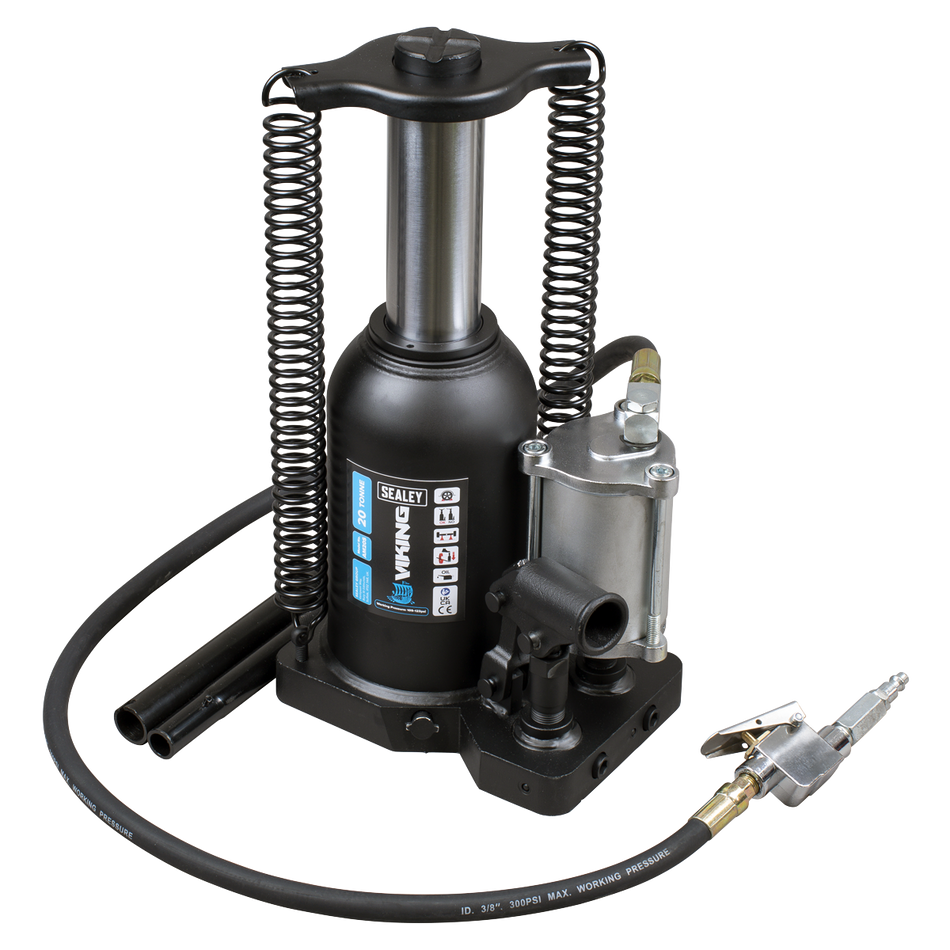 AM20S Viking Manual/Air Hydraulic Bottle Jack 20 Tonne