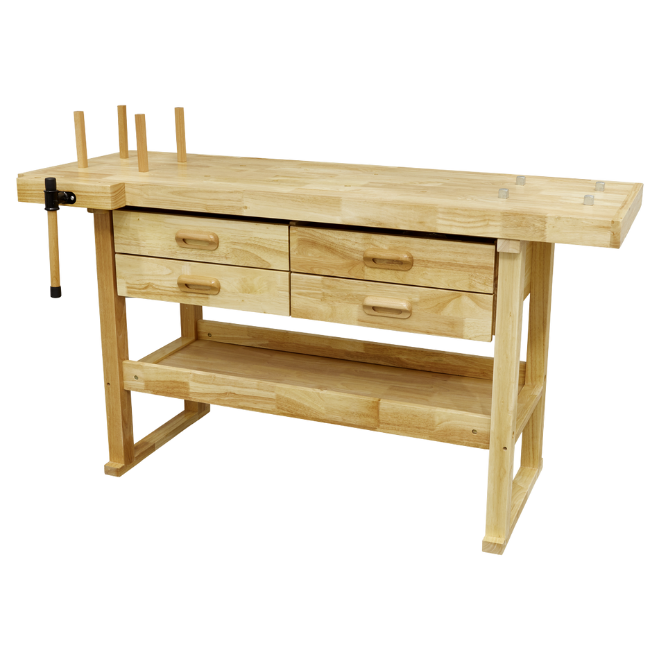 AP1640 Woodworking Bench with 4 Drawers