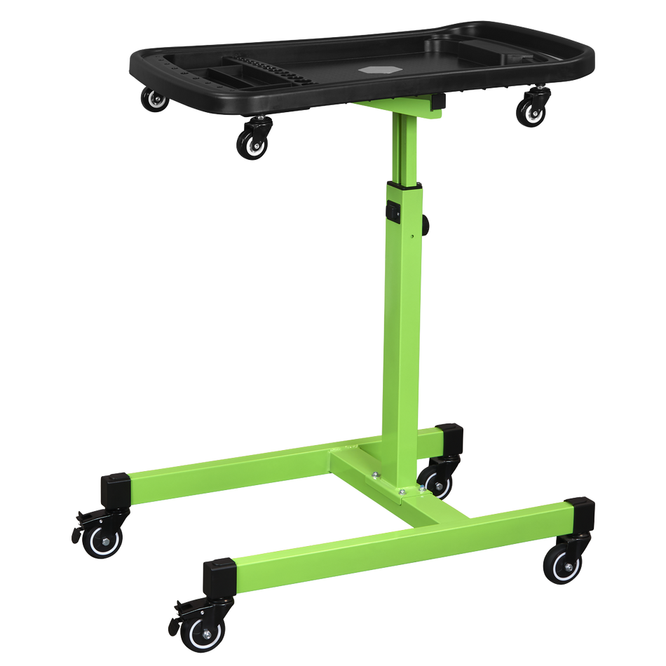 AP201 Adjustable-Height Mobile Workstation with Removable Top Tray