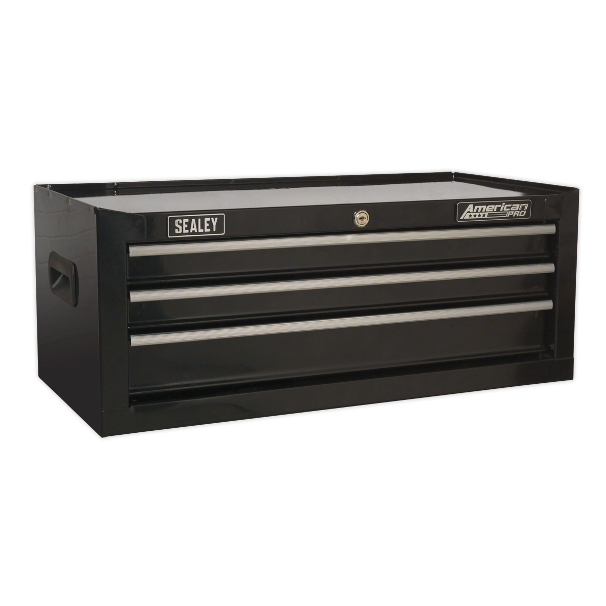 American Pro Mid-Box Tool Chest 3 Drawer - Black – SBL Services