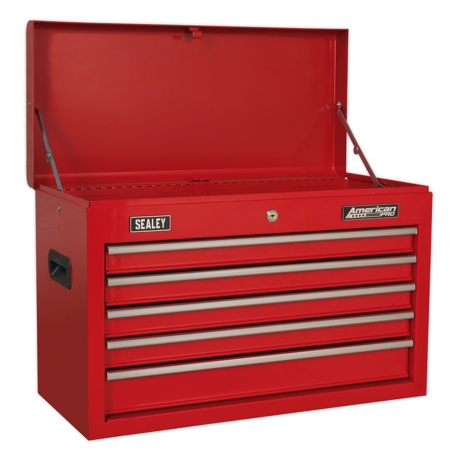 AP225 Topchest 5 Drawer - Red