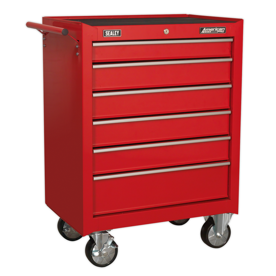 AP226 Rollcab 6 Drawer - Red