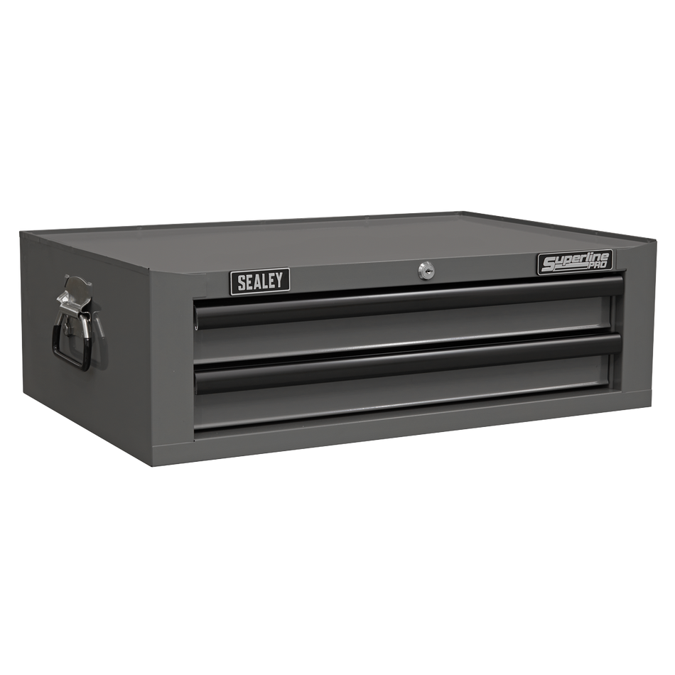 AP26029TG Superline PRO Mid-Box Tool Chest 2 Drawer - Grey/Black