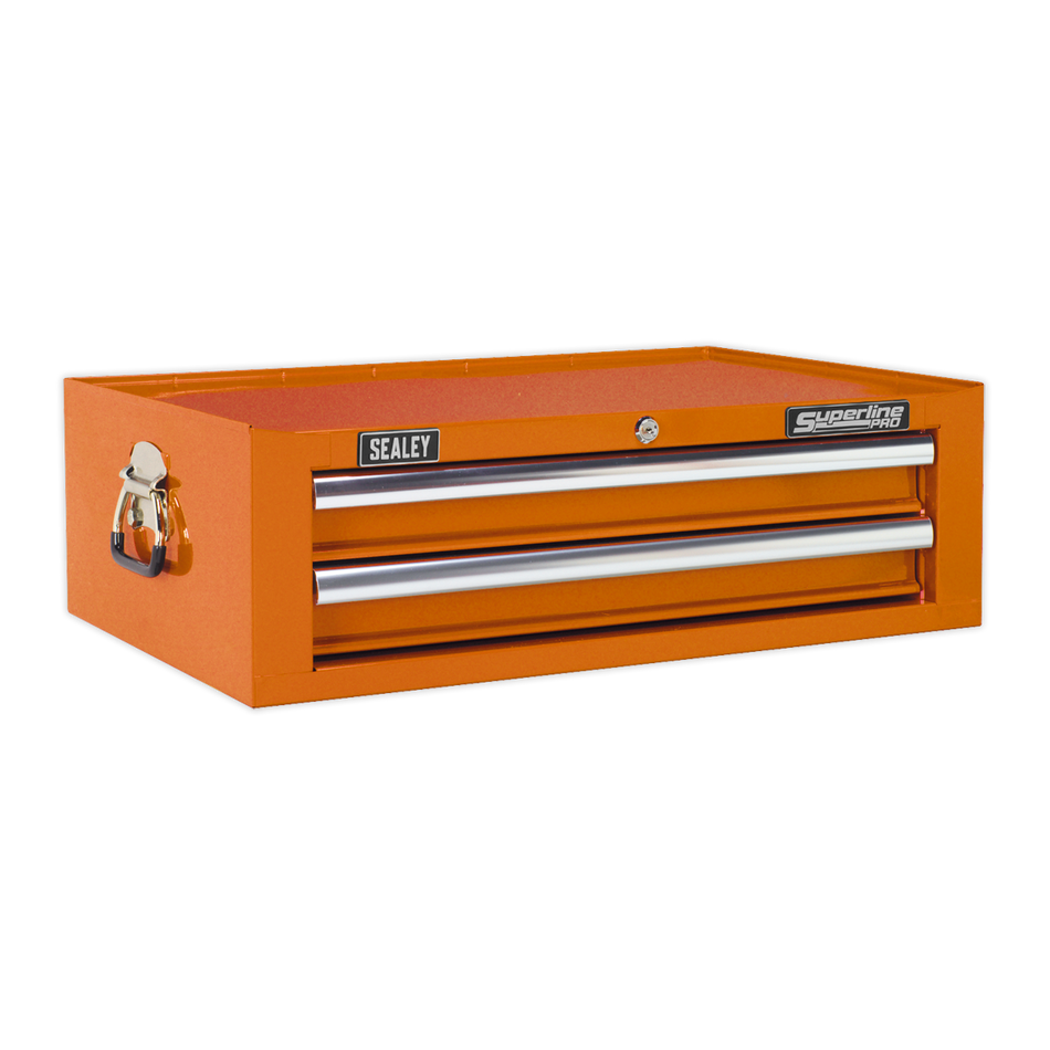 AP26029TO Superline PRO Mid-Box Tool Chest 2 Drawer - Orange