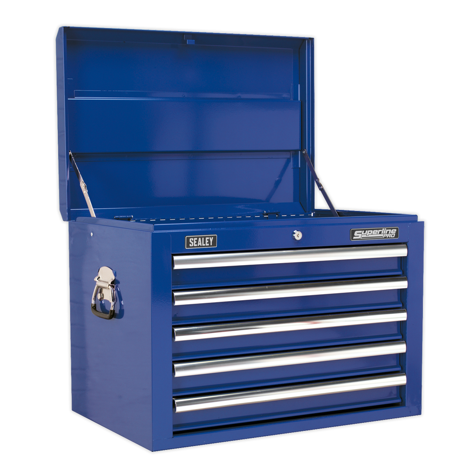 TBTPCOMBO5 Superline PRO Tool Chest Combination 14 Drawer with 446pc Tool Kit - Blue