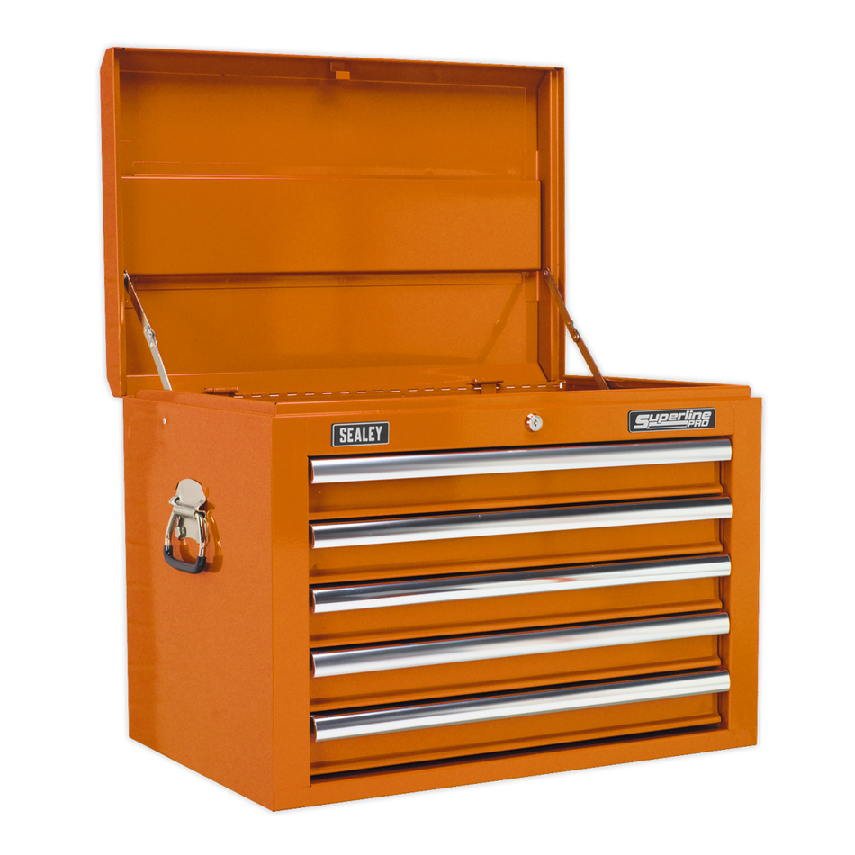 AP26059TO Superline PRO Topchest 5 Drawer - Orange