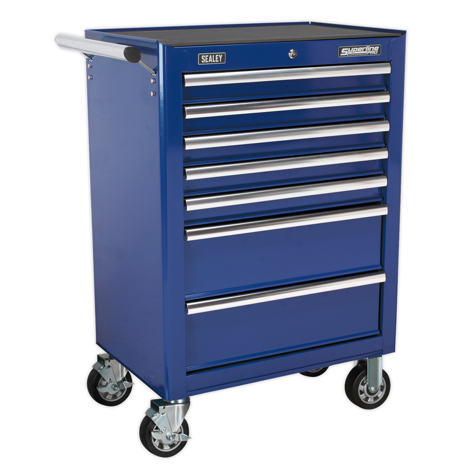AP26479TC Superline PRO Rollcab 7 Drawer - Blue