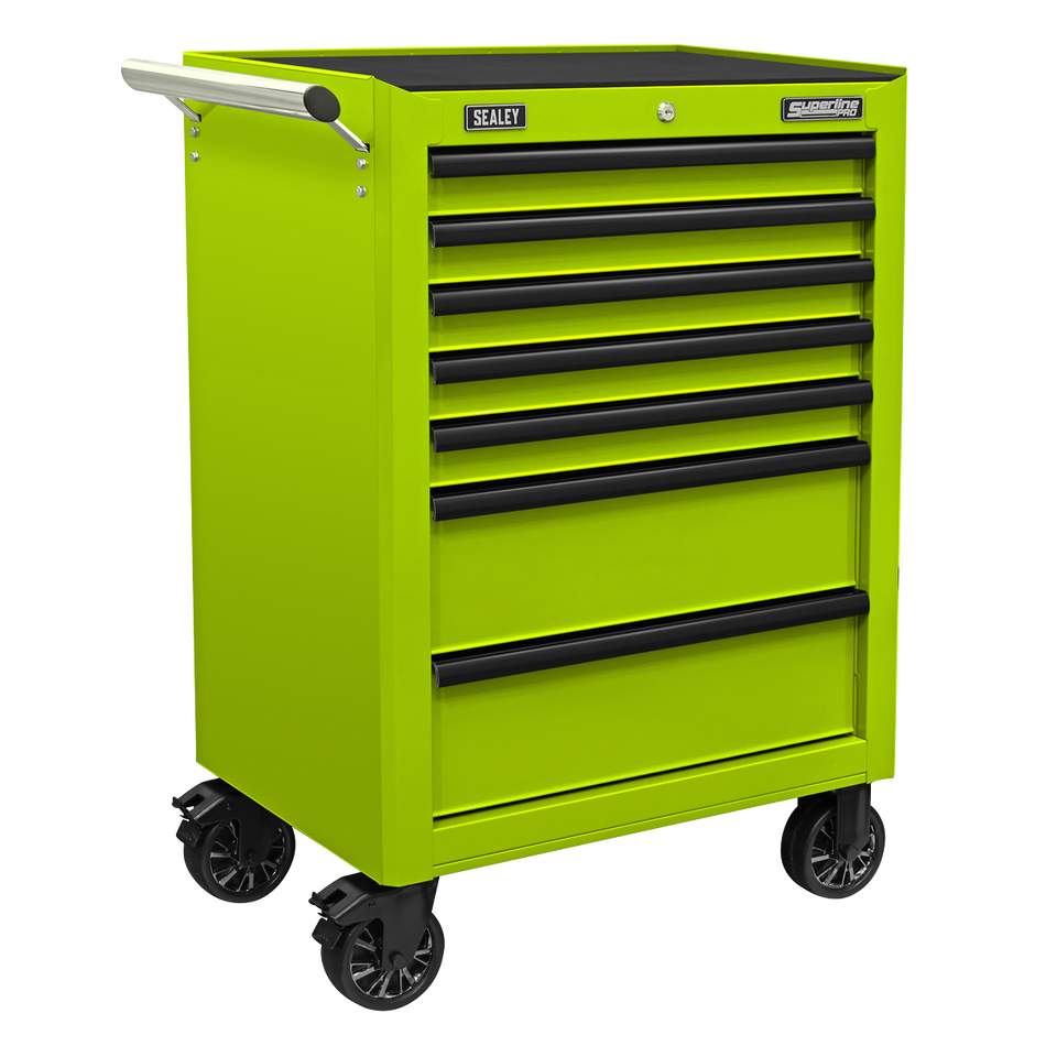 AP26479THV Superline PRO Rollcab 7 Drawer - Green/Black