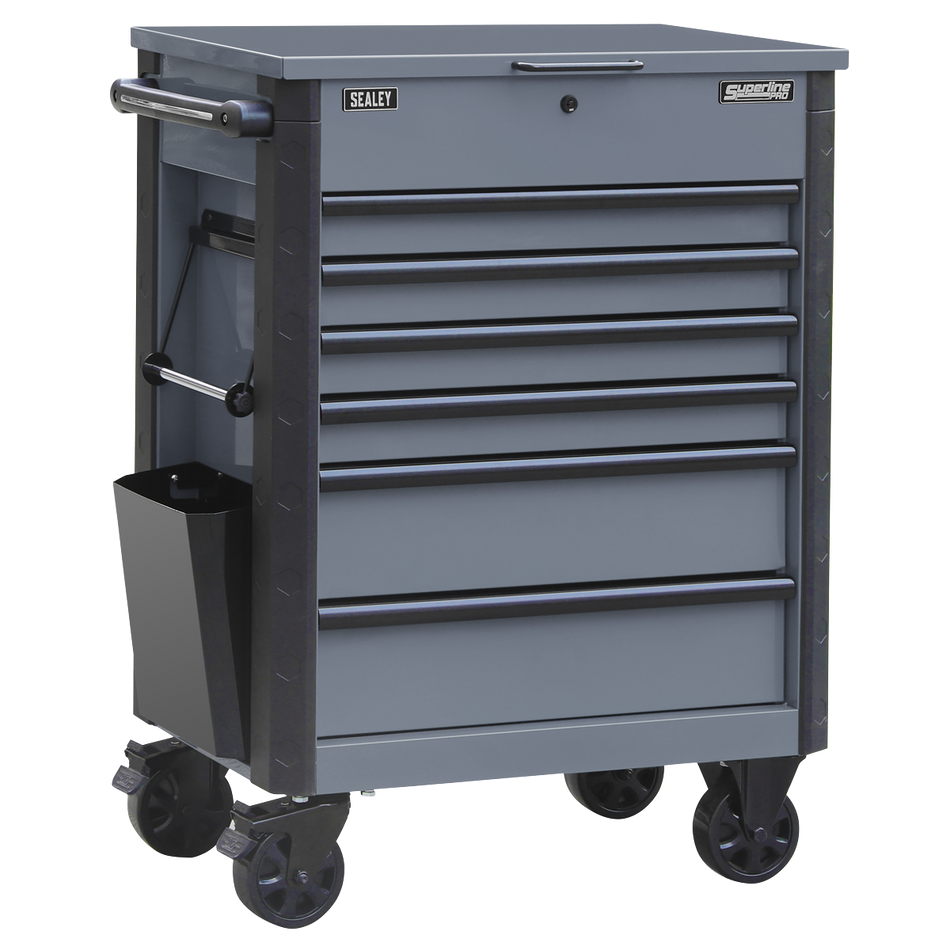 AP266G Superline Pro Tool Trolley 6 Drawer - Grey