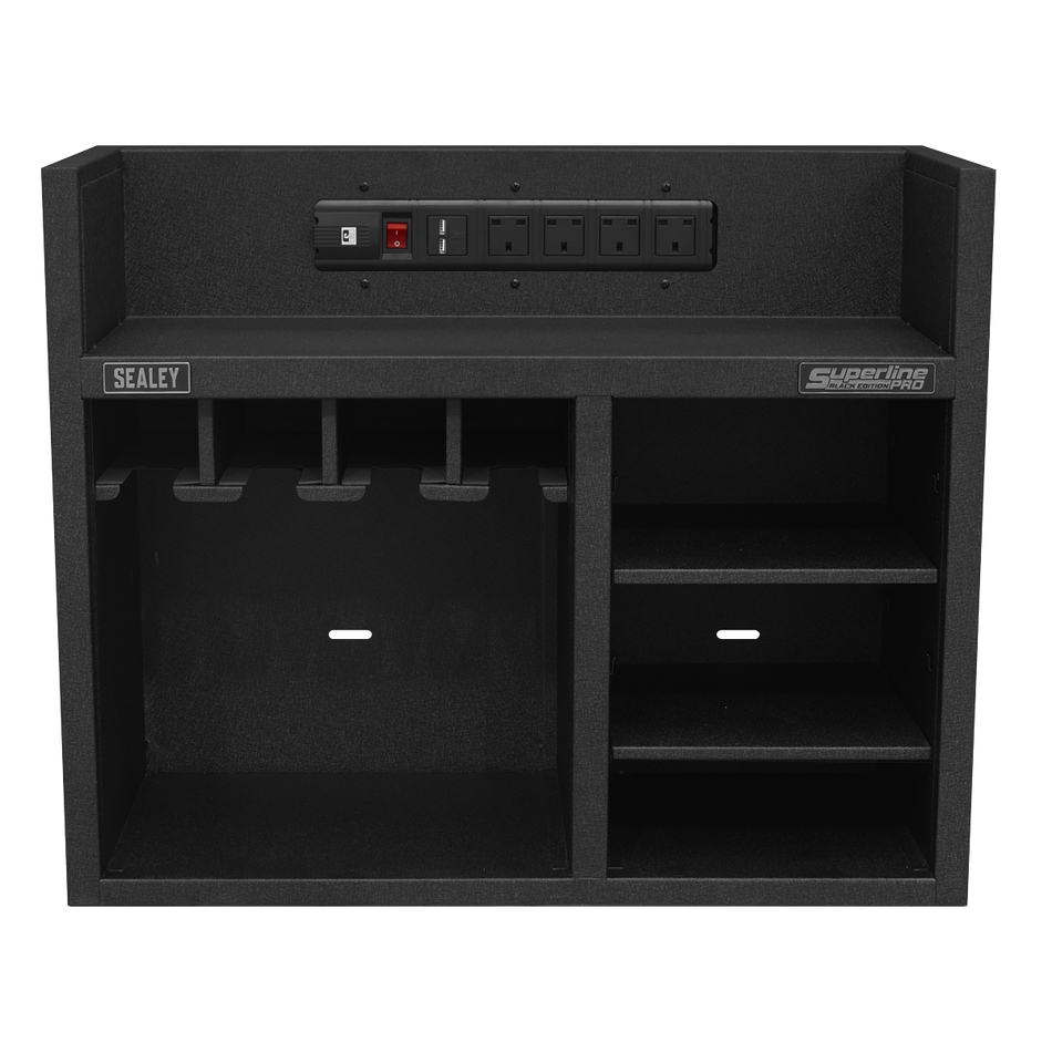 AP30SRBE Superline PRO Power Tool Storage Rack with Power Bar
