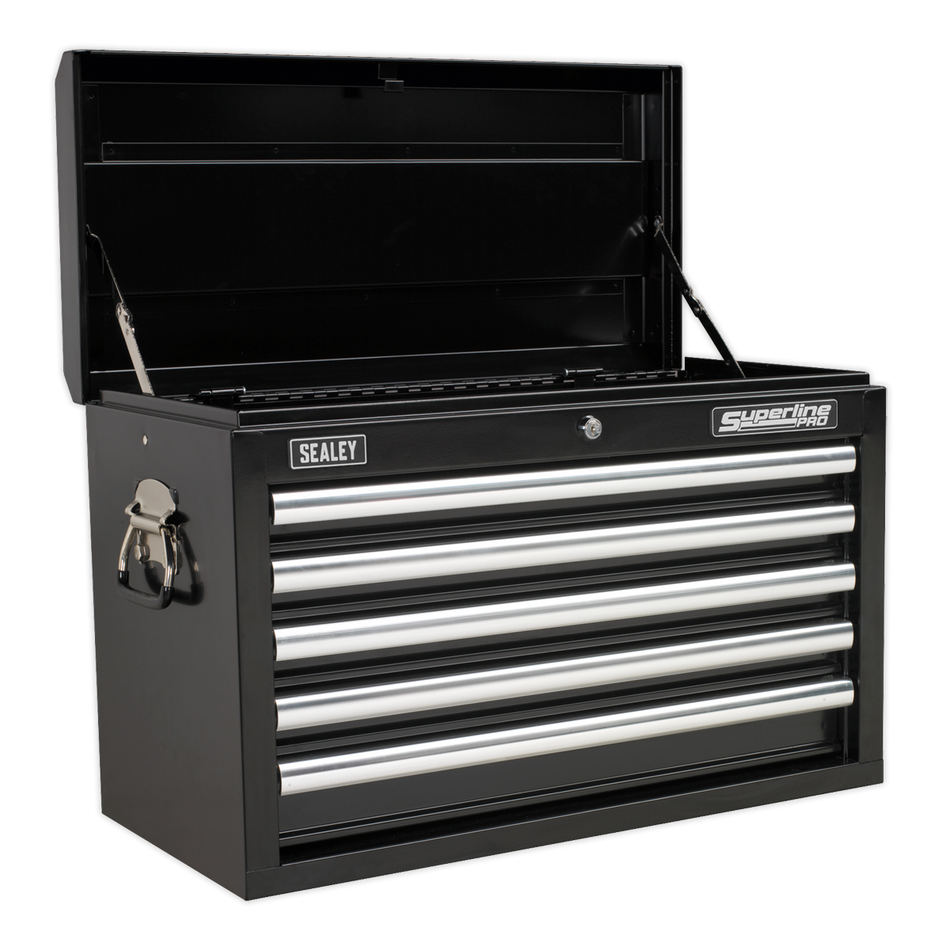 APCOMBOBBTK56 Superline PRO Topchest & Rollcab Combination 10 Drawer with 148pc Tool Kit - Black